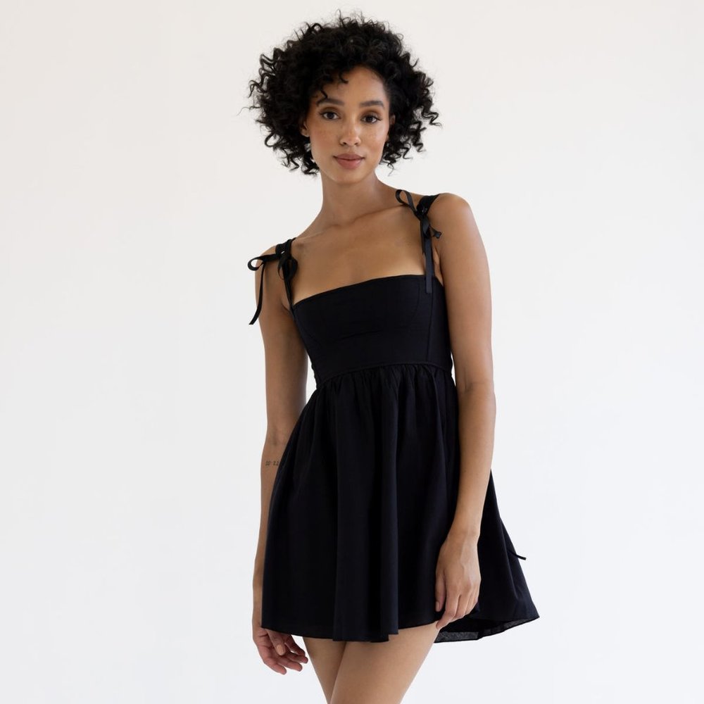 Gency corset dress, size L NWOT